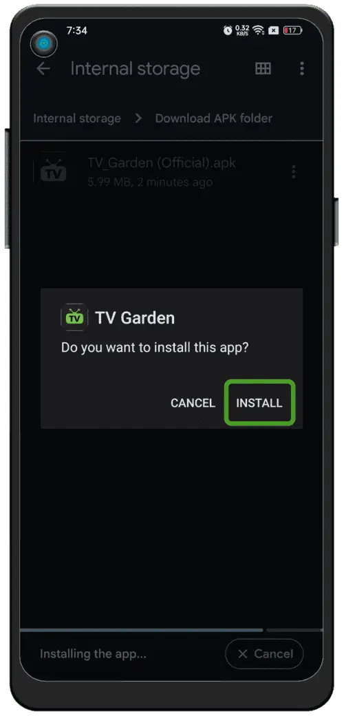 Install and Launch ACTV